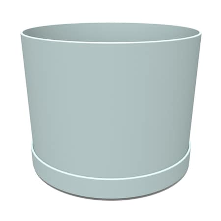 6.625 In. H X 8 In. D Resin Mathers Planter Misty Blue